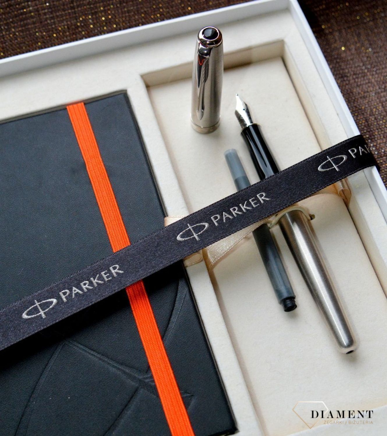 Zestaw Parker Pióro Wieczne z czarnym Notesem 1889088. Zestaw Parker z grawerem (1).JPG